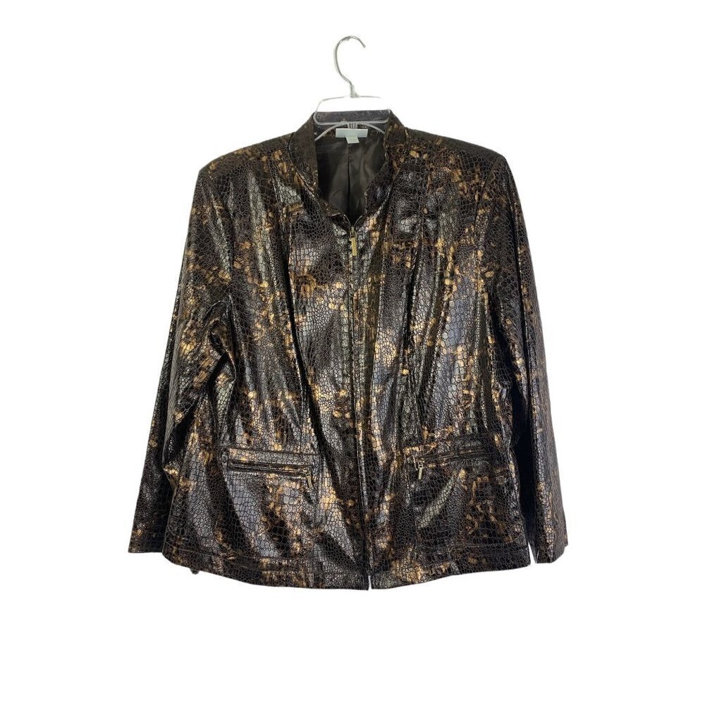 Dressbarn Women's Chocolate Craze Jacket